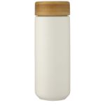 lumi keramische beker met deksel van bamboe 300 ml