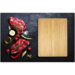 fet bamboe snijplank voor steak