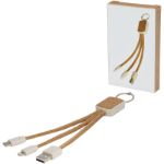 bates 3-in-1 oplaadkabel van tarwestro en kurk