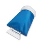 ijskrabber met handschoen - blauw