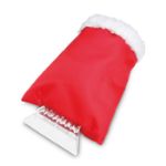 ijskrabber met handschoen - rood