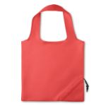 opvouwbare boodschappentas 210d polyester - rood