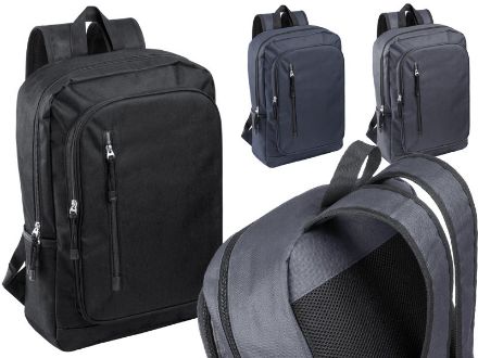 rugzak met meerdere vakken met ritssluiting.