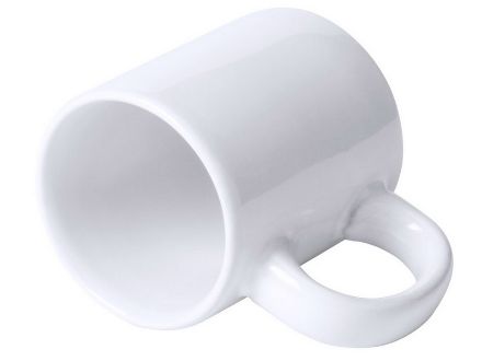 witte keramische espresso mok.