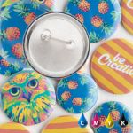 button met pin custom made