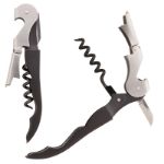 metalen kurkentrekker met flesopener