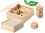 9 delige houten boter kaas en eierenset grapex