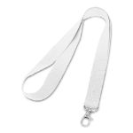 lariat lanyard 2 cm breed - wit