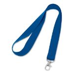 lariat lanyard 2 cm breed - blauw