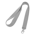 lariat lanyard 2 cm breed - grijs