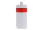 sportfles met rand 500 ml - rood