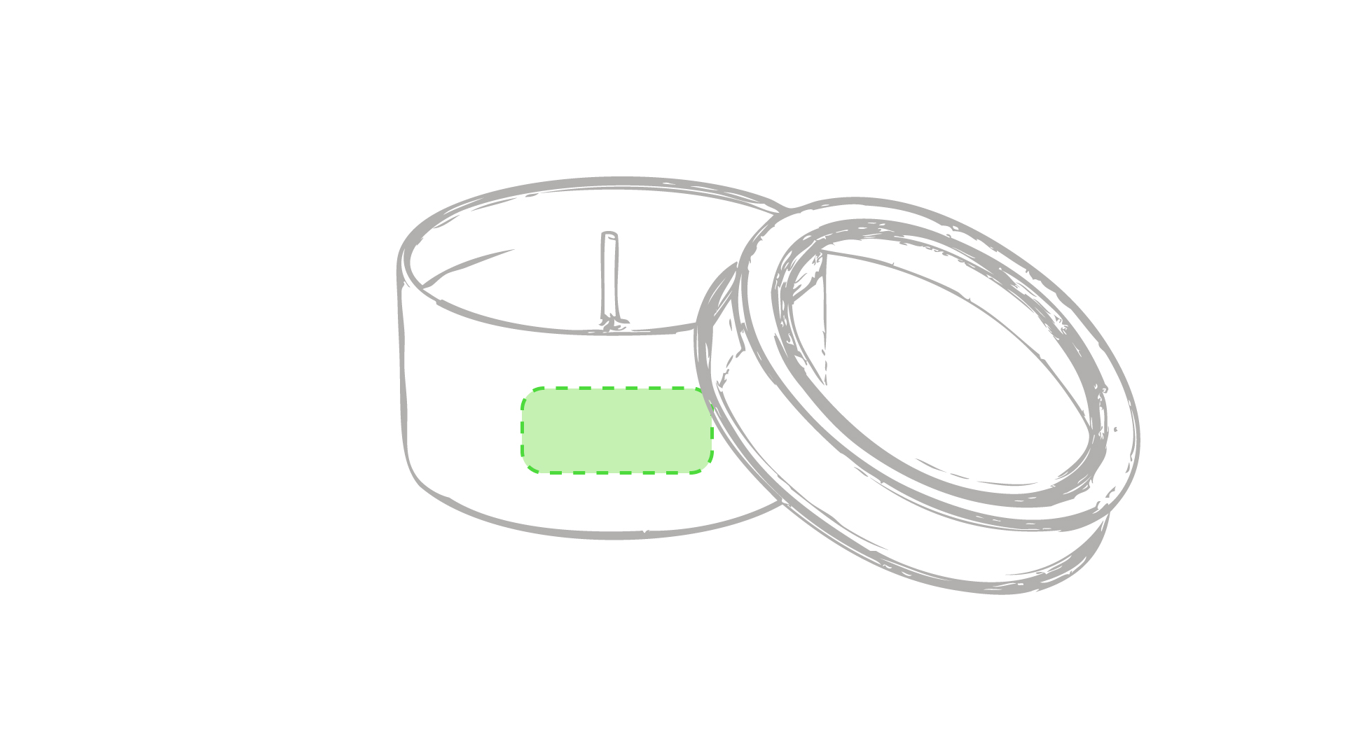 lasergravure (2,5 x 1,2 cm)