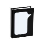 zelfklevende notitieblaadjes brerard - zwart