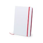 a5 notitieboek fraguen met 100 bladzijden. - rood