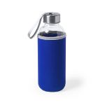 glazen fles 420 ml - blauw