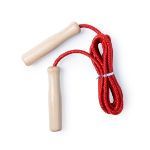 springtouw houten handvat makit - rood