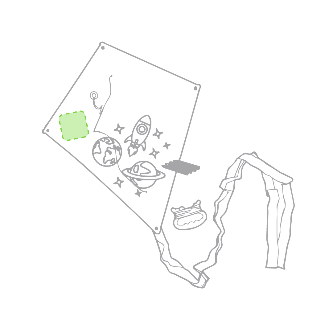 zeefdruk g (8 x 8 cm)