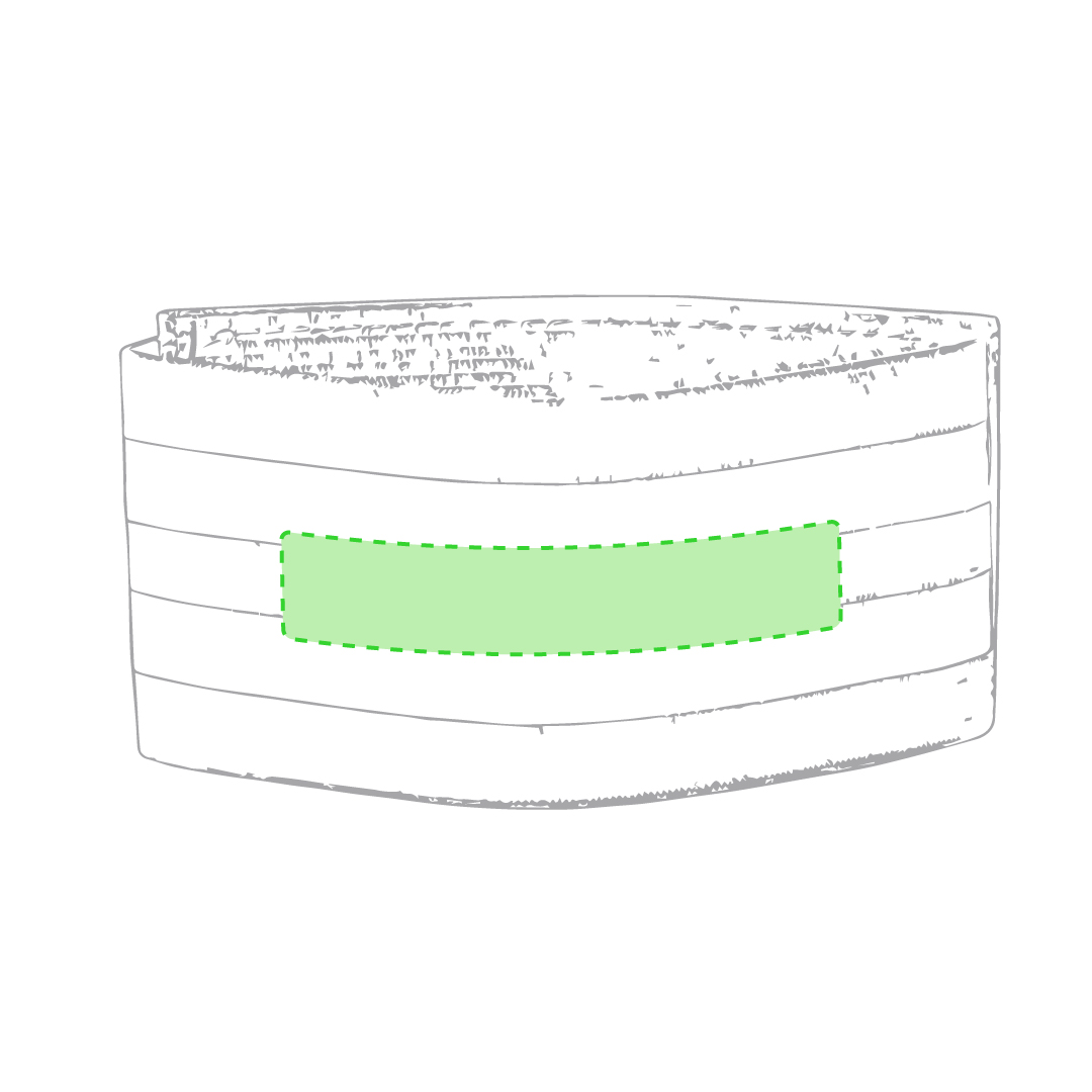 zeefdruk e (8 x 1,5 cm)