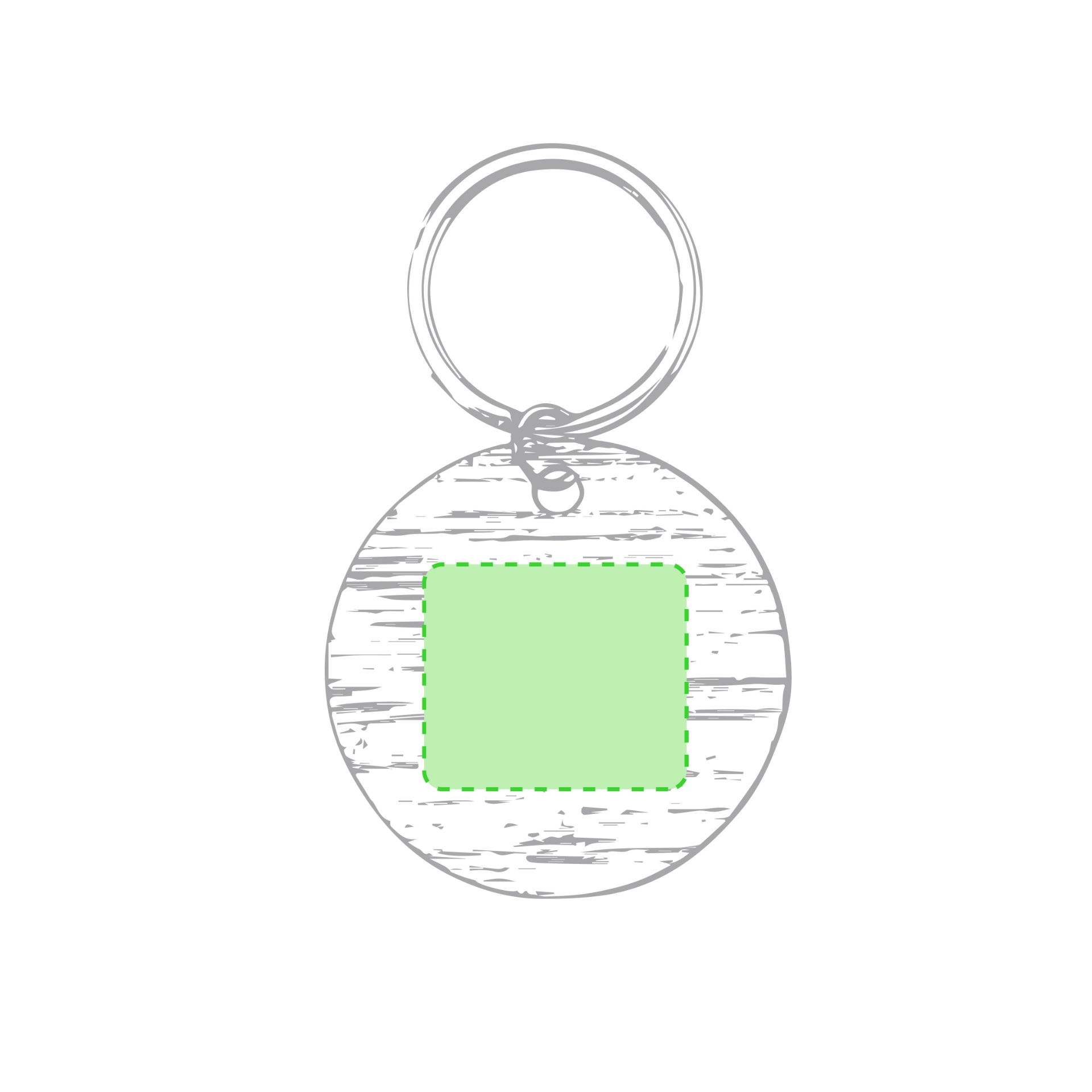 lasergravure (3,5 x 3 cm)