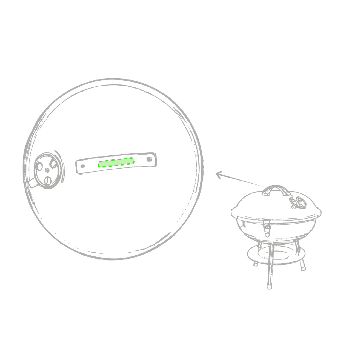 zeefdruk j (5 x 1,5 cm)