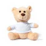 teddybeer met afneembaar t-shirt sinclera - transparant