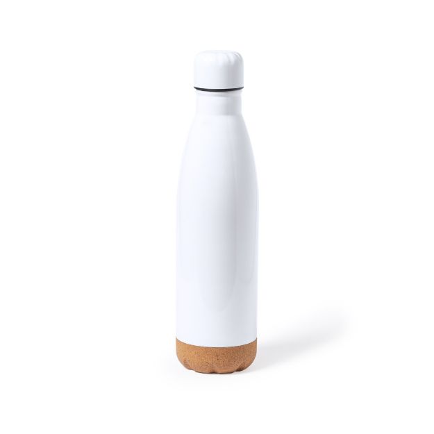 sublimatie fles pooch rvs en kurk 750 ml