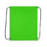 rugzak met trektouw. polyester - groen