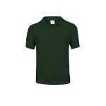 kinder polo katoen 180 gr maten 5-6/10-11 jaar - groen