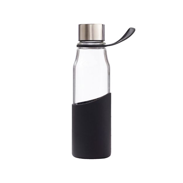 vinga lean glazen drinkfles 550 ml