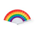 waaier rupaul rpet polyester. regenboog.