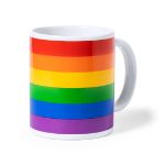 regenboog keramische mok mercurik 370 ml