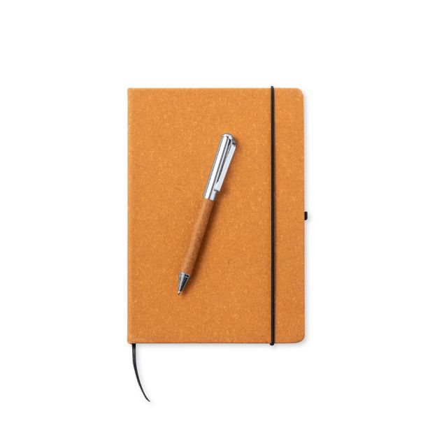 recycled leder notitieset nauthax