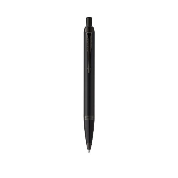 parker balpen im achromatic blauwe inkt