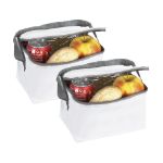 wilgenhouten picknickmand met picknickaccessoires