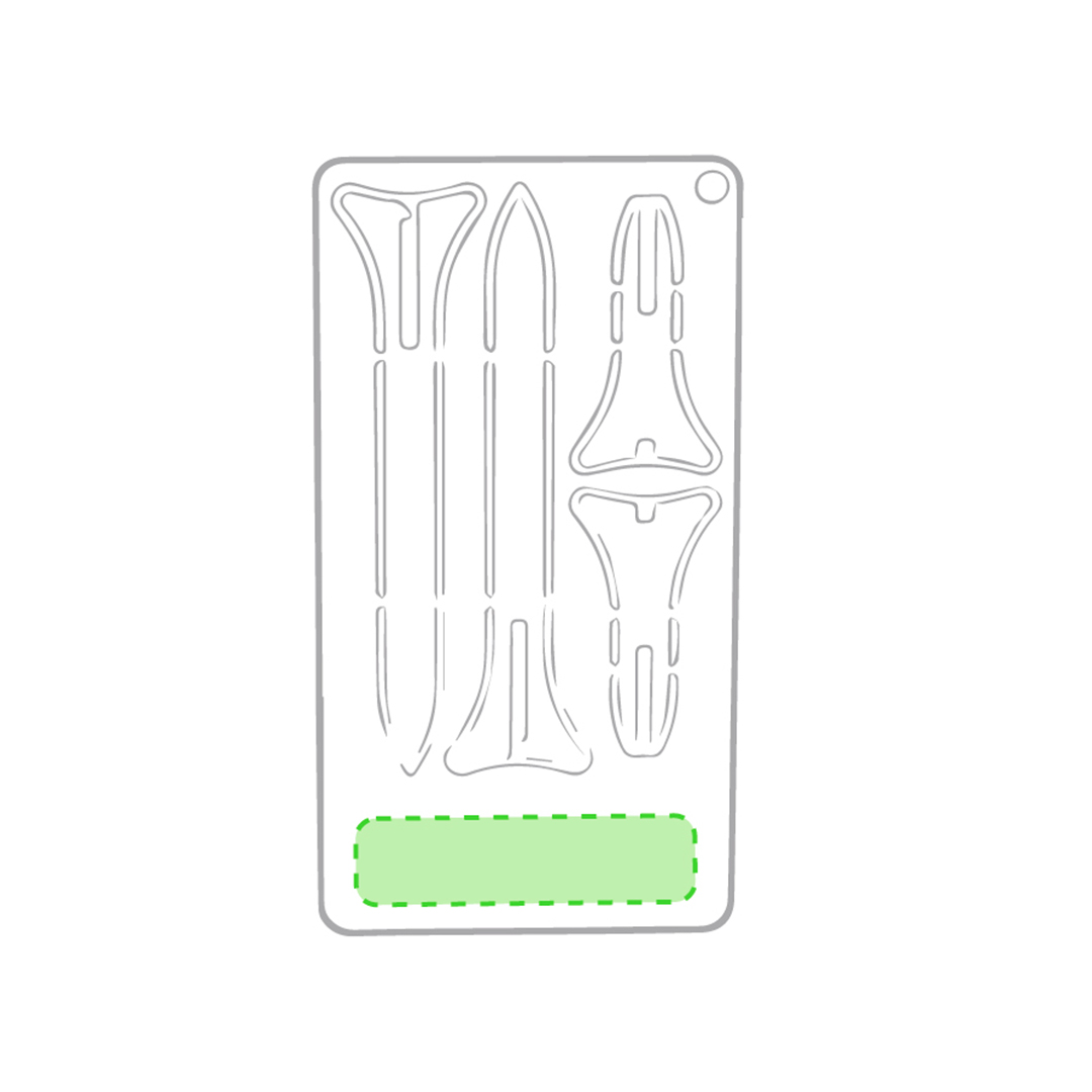 digitaaldruk < 5 cm (4 x 1,2 cm)