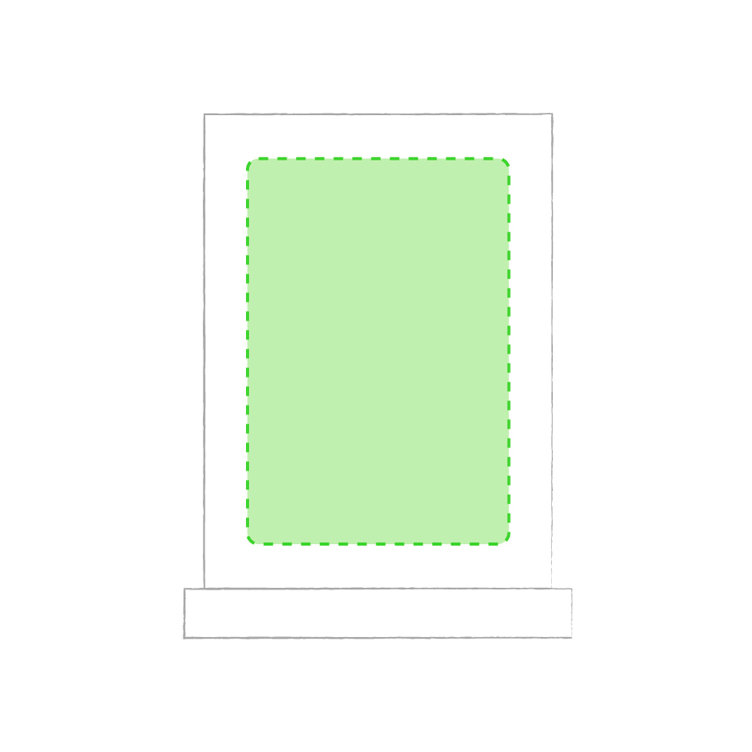 lasergravure (9,5 x 14 cm)