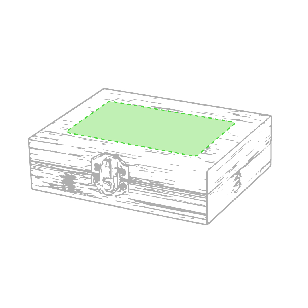 lasergravure (10 x 7 cm)