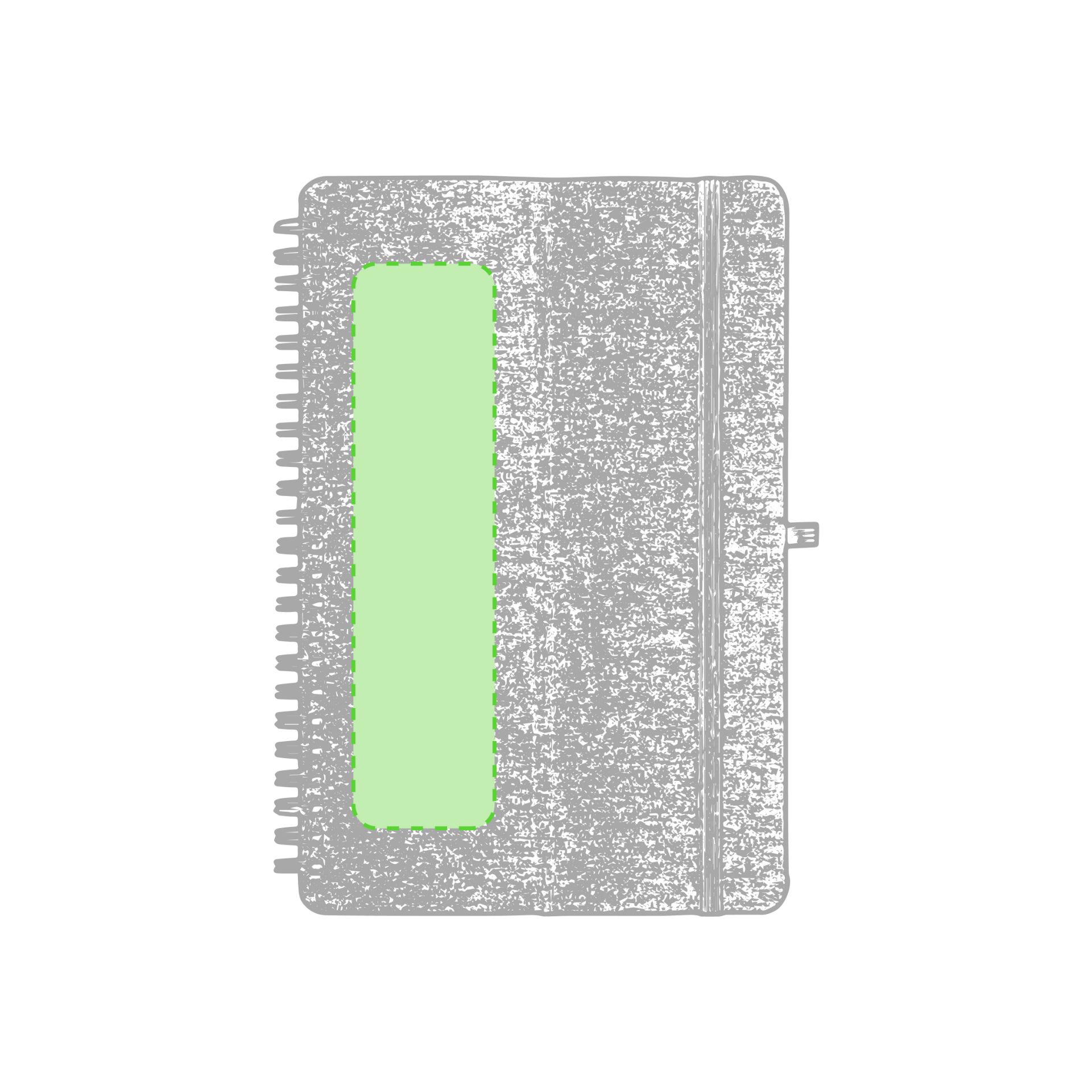 zeefdruk transferdruk (4 x 16 cm)