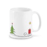 keramische mok met kerstversiering ancelle