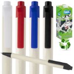 dairy dream balpen gemaakt van melkverpakkingen