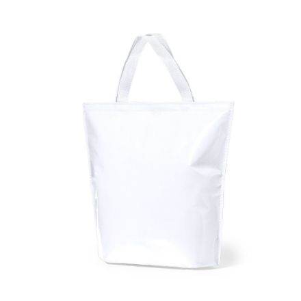 koeltas gelamineerd non woven - wit