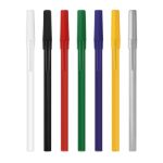 bic® round stic balpen blauwschrijvend
