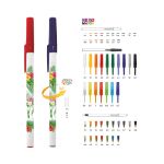 bic® round stic balpen blauwschrijvend