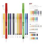 bic® round stic balpen blauwschrijvend