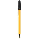 bic® round stic balpen blauwschrijvend - geel