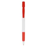 bic® media clic grip balpen blauwschrijvend - rood