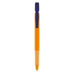 bic® media clic grip balpen blauwschrijvend - geel