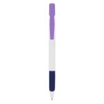 bic® media clic grip balpen blauwschrijvend - paars
