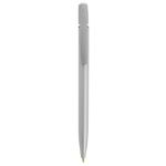 bic® media clic balpen blauwschrijvend - zilver
