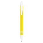 bic® wide body balpen blauwschrijvend - geel